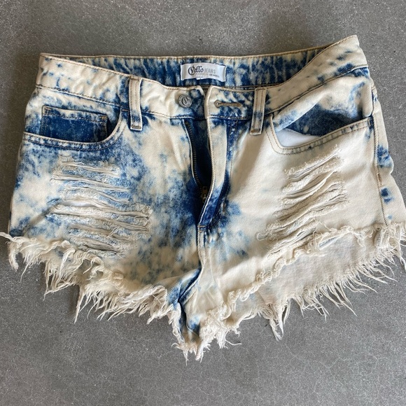 High waisted jean shorts - Picture 1 of 3